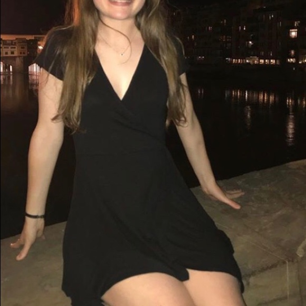 Black Wrap Dress